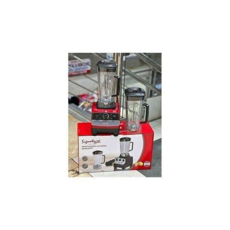 Signature 2000Watts Professional/Commercial Heavy Duty Mixer Blender For Ice Crushing And Uji Power, 2Ltrs Unbreakable Jar+extra Jar With Own Blades
