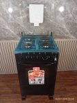 50×55 Euroken 3+1 standing cooker with electric oven cooker
