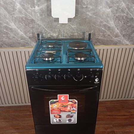 50×55 Euroken 3+1 standing cooker with electric oven cooker