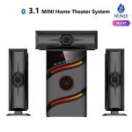 Nunix NU-V1 speaker, 3.1 home theater system, Bluetooth multimedia speaker