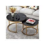 Modern Share this product MDF Marble effect Nesting Tables