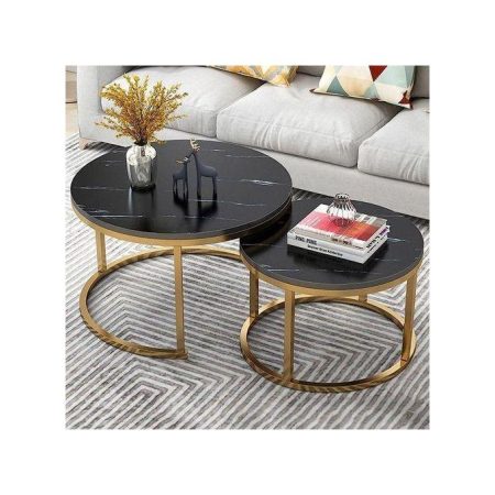 Modern Share this product MDF Marble effect Nesting Tables