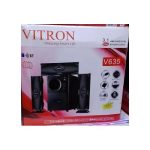 Vitron 3.1CH Multimedia X-Bass Speaker System Home Theatre System AC/DC Subwoofer Bluetooth Woofer USB/SD/FM Home Audio System with Remote Control V635
