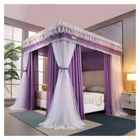 Luxury Square Canopy Princess Double Layer Mosquito Nets - 6*6 & 5*6