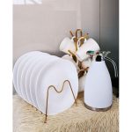 13 PIECES DINNER/ BREAKFAST SET (2-LITRE FLASK + 6 CUPS + 6 PLATES)