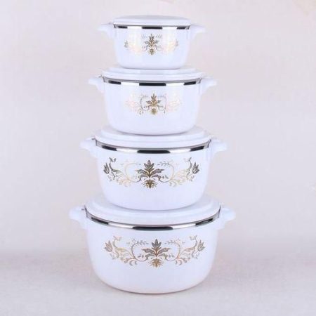 Casserole 4pcs Of Hotpots Hot Pot Serving Dishes Serveware Set 1000 2000 4000 And 6000ML