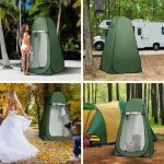 Pop-up Tent for Camping Shower, Dressing, Toilet Privacy, Outdoor Portable Waterproof Shelter for Travel, Beach, Hiking, and Backyard Activities, Quick Setup and Lightweight Design