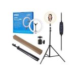 Universal 14 Inch Led Ringlight With 2.1m Tripod Stand And Phone Holder For Youtube And Tiktok