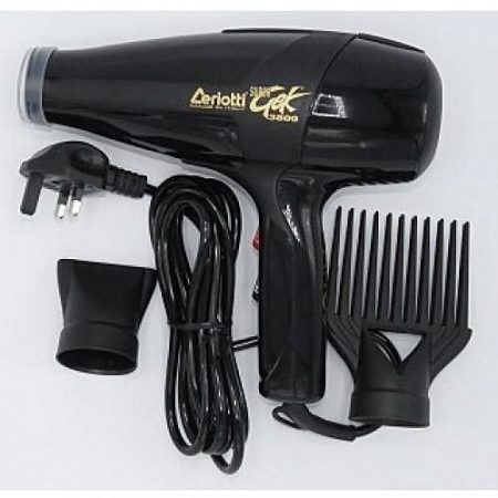 Ceriotti Super GEK 3000 Blow Dry Hair Dryer - Black.