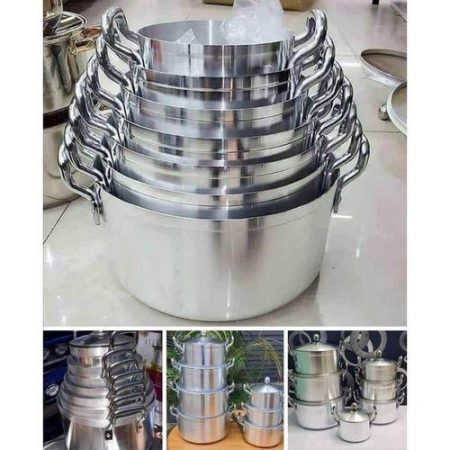Aluminum Cookware Set 7Pots + 7Lids TORNADO