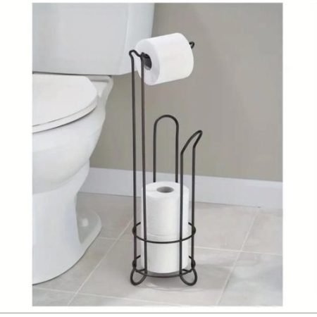 Metallic standing tissue holder