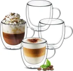 Double Walled Borosilicate Glass Coffee Mugs Set of 2 Kenya