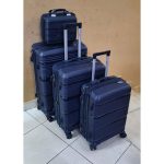 4-in-1 Luxurious Unbreakable Suitcase Set SIZE 4 – Rubber, TSA Lock, 4 Wheels, Lightweight