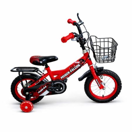 Falcon BMX Kids Bicycle (12”, 16”, 20”) – With Basket, Carrier & Training Wheels
