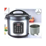 Signature Multifunctional Electric Smart Electric Pressure Cooker, 6L, 1000Watts Stainless Steel ,With Inner Non-stick Pot