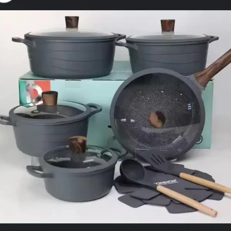Donner wave nonstick cookware set 15pcs