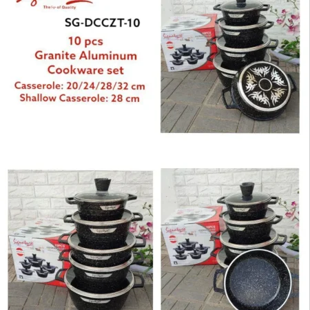10pcs Signature Granite Cookware Set