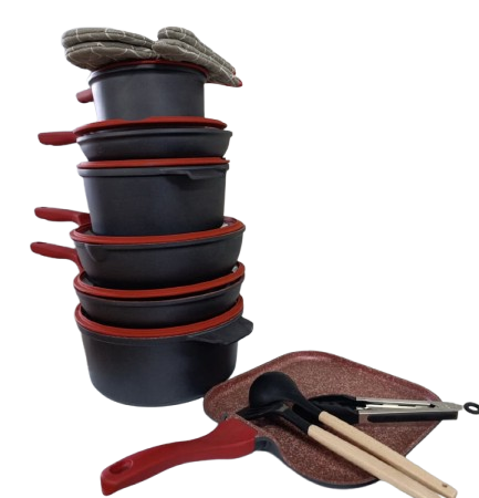 Cookware Sets / 15 Pcs Relly Donnor Cookware Set(1-14)