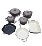 Home / Cookware Sets / 13 pcs Enamel Cast iron cooking pots (1-19)