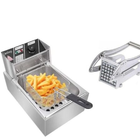 6 Ltrs Deep Fryer Plus Free Chips Cutter