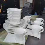 Hexagonal Dinner Set