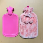 hot water bottle with a free fleece cover 2liters