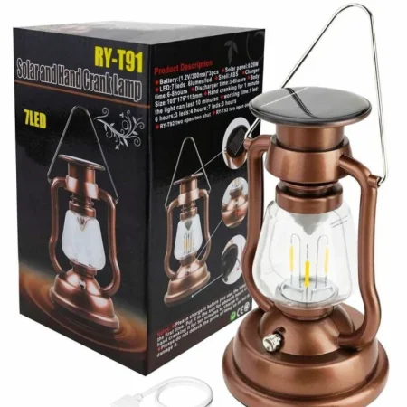 Solar Rechargeable Camping Lantern Lamp