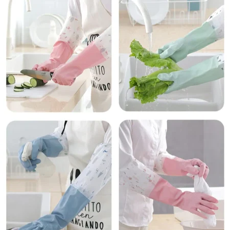 Long Silicone Waterproof Kitchen/Household Gloves
